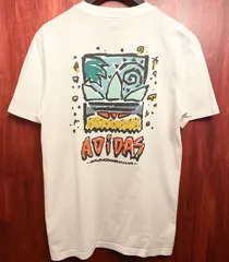 adidas SKATEBOARDING バックプリントTシャツ ホワイト Lサイズ