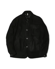 CCU シーシーユー HUNTING JKT COW NUBUCK BLACK ハンティングジャケット カウレザー レザージャケット 革ジャンのサムネイル