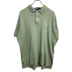 POLORALPH LAUREN 半袖ポロシャツ Lサイズ ポロラルフローレン グリーン系 コットン 古着卸 アメリカ仕入 t2408-3528