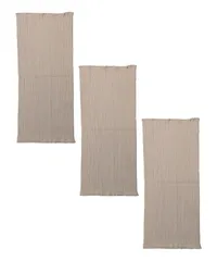 [edonsa] 腹巻 コットン 綿 混合 ストレッチ 妊活 防寒 温活 冷え性 保温 ウエストウォーマー リブ 薄手 伸縮性 ロング丈 50㎝ 3枚 ベージュ [22cm×50㎝ベージュ3枚]