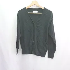 ◇ ⊇ green label relaxing UNITED ARROWS カシミヤ混合 長袖 ニットカーディガン サイズ表記なし ブラック レディース E  【1409240049821】