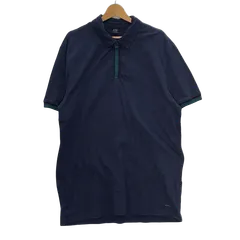 HUGO BOSS 新品未使用　メンズ　ポロシャツ L BOSS（HUGO BOSS） ポロシャツ ストラクチャードコットン ジップ