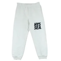 HYSTERIC GLAMOUR ヒステリックグラマー WDS-C-HYS-23-AP-Q1-19 × WIND AND SEA ロゴ スウェット パンツ ホワイト系 S【中古】のサムネイル