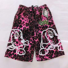 ガルフィー 　ヒョウ柄ショートパンツ　 L（中型犬サイズ）　ピンク系　　Galfy leopard print pants