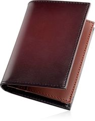 【新着商品】名刺入れ [東京下町工房] メンズ 本革 【極上国産】 幅広タイプ 日本製 大容量 アンティークレザー (ボルドー)