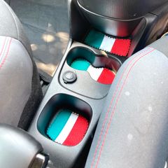 No.396  FIATパンダ　コースター6枚セット　ハンドメイド