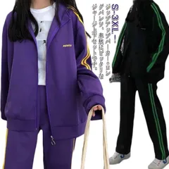 ジャージ レディース 上下セット スポーツウェア 春 秋 長袖 ジップアップ パーカー スウェットパンツ 2点セット サイドライン 2本ライン セットアップ 運動着 トレーニングウェア ランニング 部#chi4762