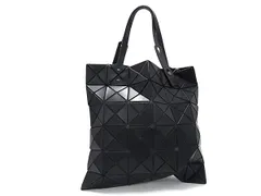 ■極美品■ BAO BAO ISSEY MIYAKE バオバオイッセイミヤケ ルーセント PVC トートバッグ ハンドバッグ ブラック系 FB7893