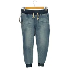 アズールバイマウジー AZUL by moussy スウェットドビーデニムジョガーパンツ メンズ JPN：L のサムネイル