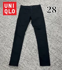 ユニクロ　メンズ　ブラックデニムジーンズ　サイズ28 商品番号　321-400133