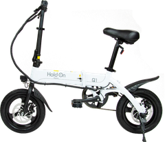 電動アシスト自転車HoldOn Q1J(新型)★折りたたみ★送料無料★大人気★ カラー:パールホワイト【新品・未開封】