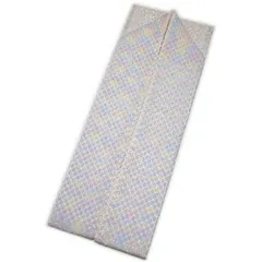 重ね衿 ラメ入り正絹の二重伊達衿（レインボー柄＆ベージュ系） 成人式 振袖 卒業式 袴 二尺袖 訪問着 謝恩会 