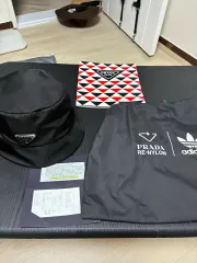 PRADA adidas コラボ ハット プラダ アディダス 楽天市場】【中古】PRADA × adidasバケットハット ホワイト