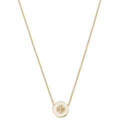 トリーバーチ TORY BURCH ネックレス レディース キラ エナメル ペンダント ダブルT ロゴ  ゴールド/アイボリー アクセサリー 90549 700