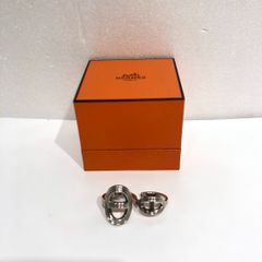エルメス HERMES シェーヌダンクル Wリング Sv925 20X072350 51 箱付き(2100140000000854)