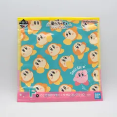カービィ＆ワドルディ(集合)/ハンドタオル どこでもかつやく☆タオルコレクション 「一番くじ 星のカービィ プププな いちにち☆」 F賞のサムネイル