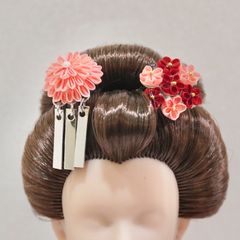 1/6ドール 22㎝ドール　人形用　髪飾り　つまみ細工　ドール用