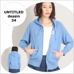 A0357【美品♪】【洗える】フーデッドニット￥13,200 M 長袖　ニット　セーター B162のサムネイル