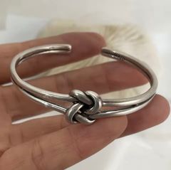 新品未使用 シルバー925メキシカンジュエリー ノット バングル