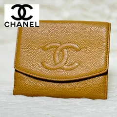 vintage CHANEL シャネル ココマーク ベージュ Wホック 財布 CHANEL(シャネル) Wホック財布 ココボタン ベージュ レザー