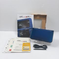 New ニンテンドー 3DSLL メタリックブルー 上画面IPS液晶 良品 遊べるセット 動作確認済み ds 3dsll  3DS LL 任天堂