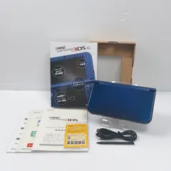 New ニンテンドー 3DSLL メタリックブルー 上画面IPS液晶 良品 遊べるセット 動作確認済み ds 3dsll  3DS LL 任天堂