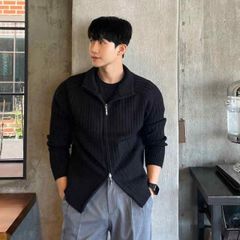 JCAESAR Asymmetric Zipper Short Jacket - メルカリ