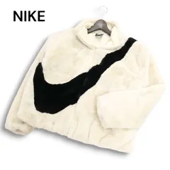 NIKE ナイキ CU6559-238 秋冬★ エコファー ビッグスウッシュ フリース ジャケット ブルゾン Sz.L メンズ