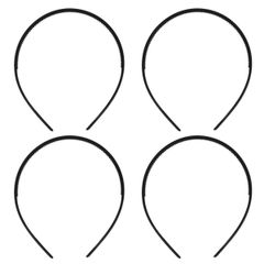【特価商品】前髪 ヘアフープ 髪留め シンプル 細め 滑り止め ヘアバンド レディース ヘアアクセサリー カチューシャ 4本セット（ Frcolor ）