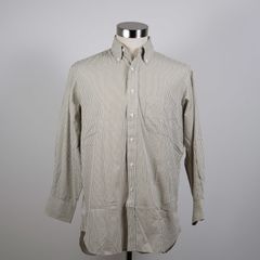 【美品】Bullock & Jones（ブロック＆ジョーンズ）アメリカ製ボタンダウンシャツ Size:15 1/2-32