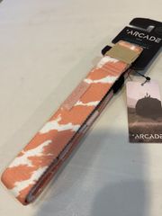 ARCADE アーケードベルトslim レディース　ピンクタイダイ柄