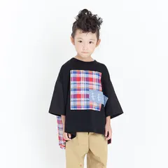 【50％OFF/セール】MOL【モル】パッチワークBIRD-Tシャツ　　S（90-105cm）のサムネイル