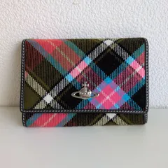 未使用品　Vivienne Westwood チェック柄 二つ折り財布 ヴィヴィアンウエストウッド Vivienne Westwood 二つ折り財布