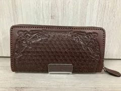 希少✨ SAAD サード 長財布 クロコダイル コンチョ 付き ブラウン 金具 希少✨ SAAD サード 長財布 クロコダイル コンチョ 付き