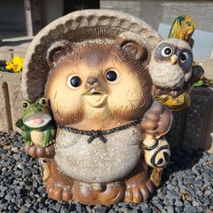 チョー縁起物❗信楽焼野球狸 高さ26cm - メルカリ