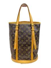 LOUIS VUITTON (ルイヴィトン) バケットGM モノグラム トートバッグ 03年製 USA製 M42236 ブラウン メンズ/065