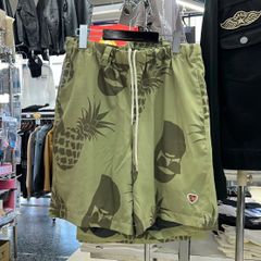 XL あり‼️セットアップ可能商品‼️STEER steer ステア　FUN ファン⚫︎パンツ　ハーフパンツ　オリーブ　M L