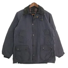 90年代 イングランド製 Barbour バブアー BEDALEビデイル オイルドジャケット ネイビー(メンズ 36)中古 古着 A4716