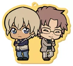 【中古】ストラップ(キャラクター) 安室透＆沖矢昴 「名探偵コナン ちょこかわツインラバーストラップ」