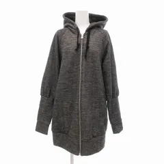 シーバイクロエ SEE BY CHLOE パーカー ジップアップ フード ウール ナイロン混 38 グレー /JSのサムネイル
