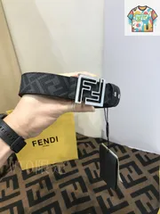 【今日特価】FD F-Logo グレインレザーベルト-1