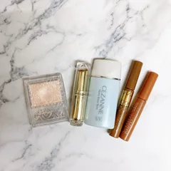 セザンヌ CEZANNE フェースカラー アイブロウ マスカラ 化粧 下地 グロス リップ 口紅 5点 まとめ売り 01-0002