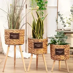 おしゃれ★花台／籐 家具、観葉植物、飾り台 ac885-30099_1.jpg