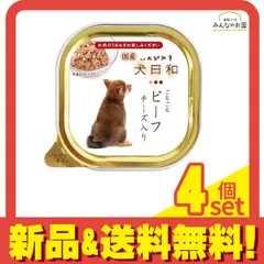 わんわん 犬日和トレイ ごろごろビーフチーズ入り 100g 4個セット まとめ売り