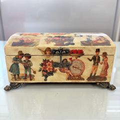 ヴィンテージ・トフィー缶バスケット - メルカリ