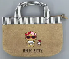 【中古】バッグ ハローキティ(日焼け) 雑材トートバッグ 「サンリオキャラクターズ×しまむら」