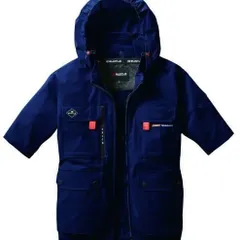 Burtle AC2036 空調服 XXL ネイビー 新品未使用 BURTLE 【即納】バートル 空調服 ハイバック 半袖 ブルゾン