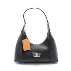 トッズ TOD'S ショルダーバッグ Tタイムレス ホーボーバッグ XBWTSBS0200Q8EB999 ブラック レザー ショルダーバッグ レディース 新品のサムネイル