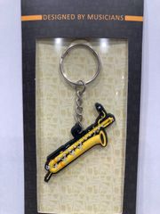 【新品 未開封】バリトンサックス 楽器ラバーキーホルダー