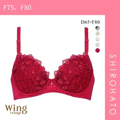 未使用 ウイング　レシアージュセットF75 エアリーソフト　ブラジャー ワコール ウイング レシアージュ F75/Lセット - メルカリ